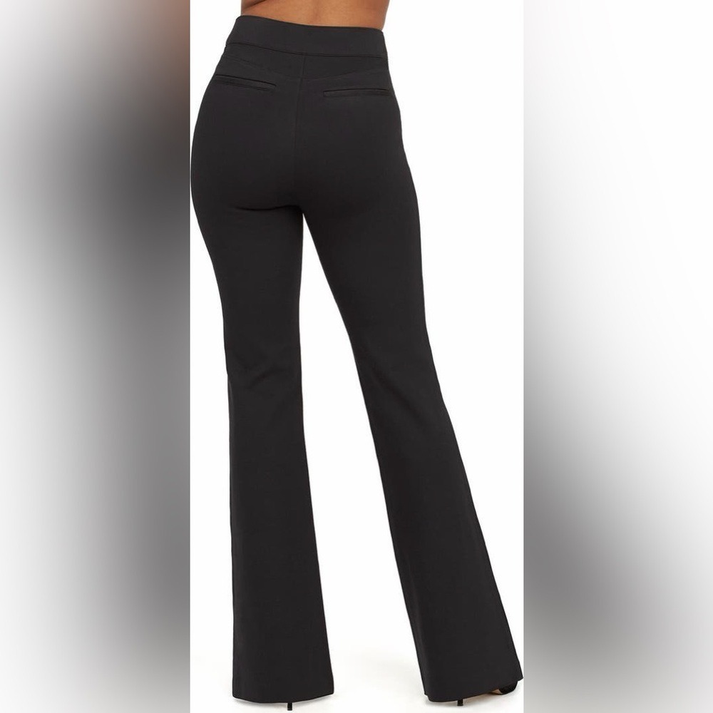 SPANX smooth™ PerfectFit Ponte Flare Pants SPANX® black Sz 1X 35x34 - Picture 2 of 10